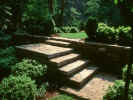 West Garden staircase 640X480.JPG (57341 bytes)